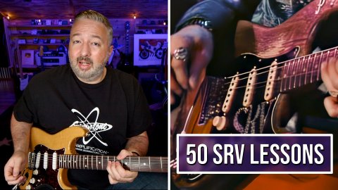 Blues Guitar Lessons - SRV Power Hour: 50 Free Lessons!! (Blues Licks and Techniques)