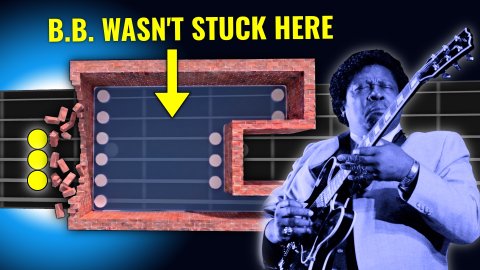 Blues Guitar Lessons - 4 B.B. King Licks That Break Out of Box 1