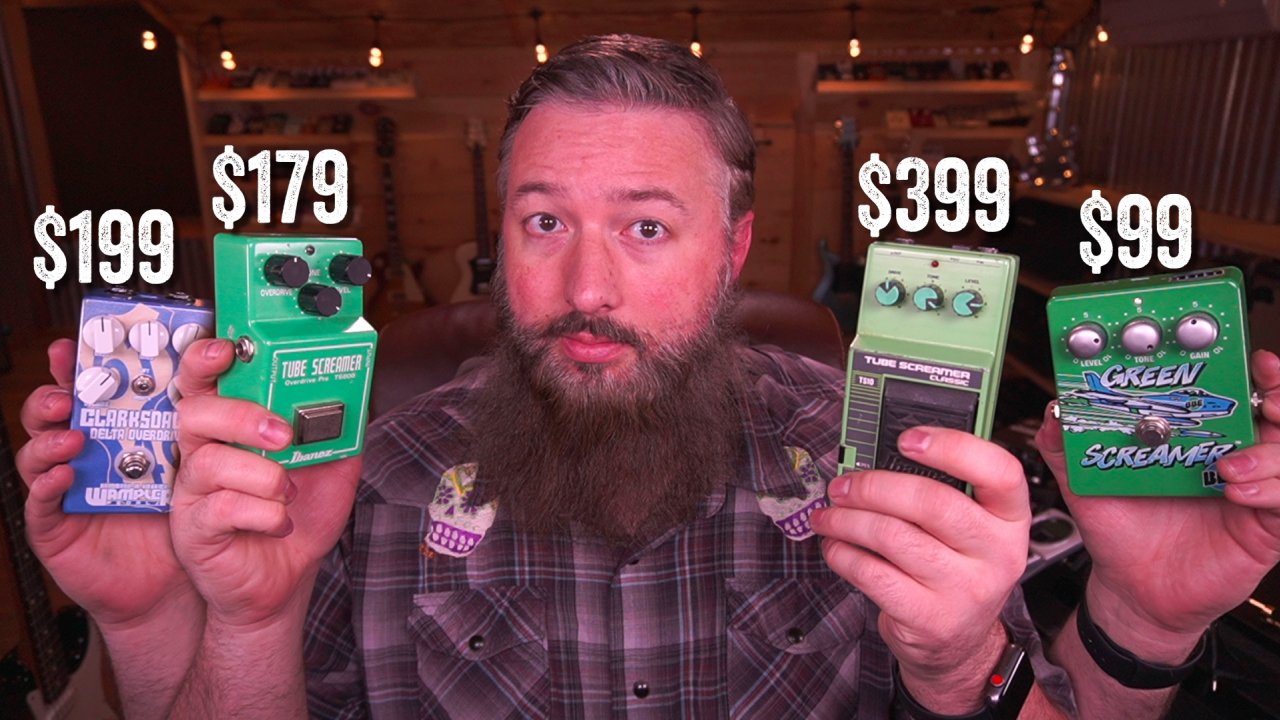 Comparing 4 Different Tube Screamers
